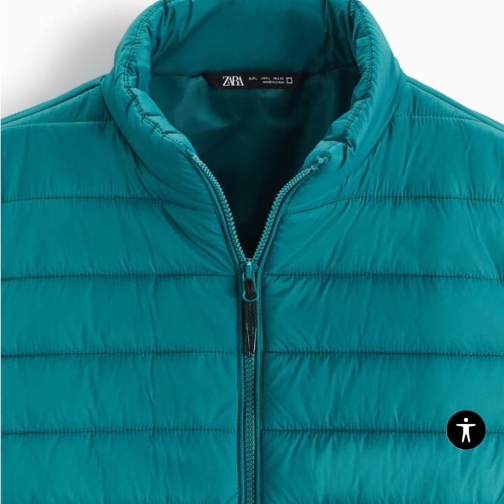ZARA LIGHTWEIGHT PUFFER GILET - Picture 5 of 7